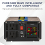 Smart E-display high frequency pure sine wave power inverter