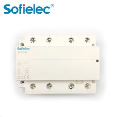 220~240V Modular AC contactor, 25A,63A,100A, 2P,4P. IEC61095 standard, CB approved