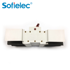 Tablero de distribución Sofielec 3P 250A interruptor de aislamiento principal de JVD2-250 de carril din bloqueable con protectores de terminales y separador de fase