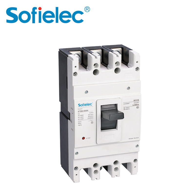 1250A Residual Current Operated mccb 3P 4P Circuit Breakers RCCB