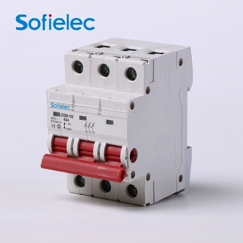 JVD66-100 Manufacturers 400V disconnector electrical AC isolator switch circuit breaker