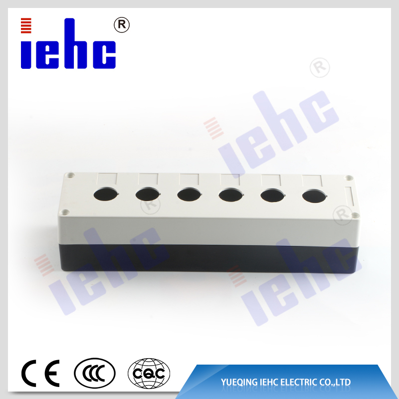 iehc HJ9-6W waterproof dustproof six holes push button control switch box