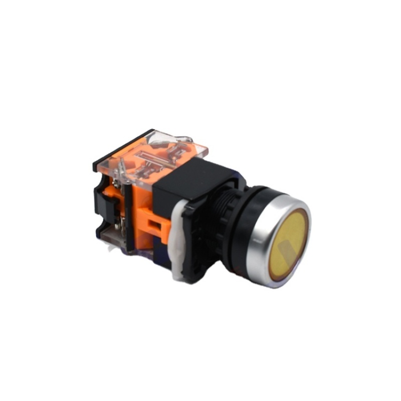 iehc LA38 series high quality momentary / latching flat push button switch