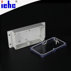 Y2 series 158*90*46mm ABS PC plastic standard size clear lid waterproof junction box