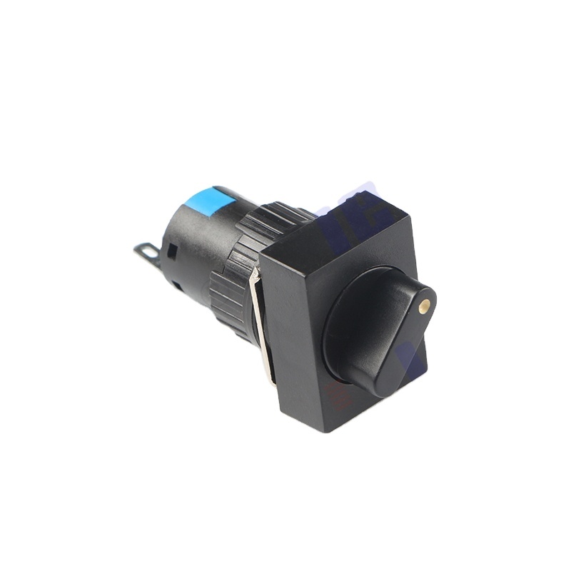 iehc LAY90 series high quality 16mm 2 or 3 position round head selector rotary push button switch