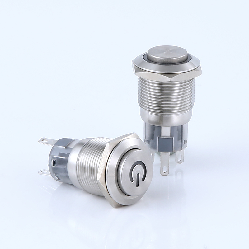 YHJ series China manufacturer 12mm/15mm/16mm illuminated push button switch
