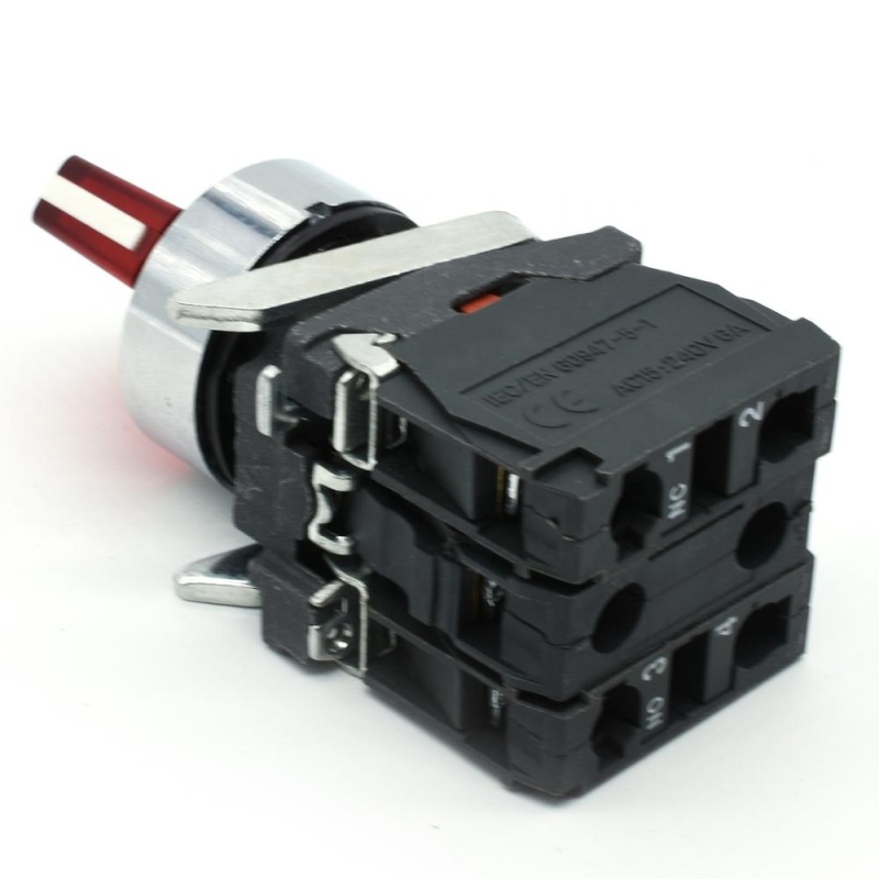 iehc yb4-bk124b5 xb4 series 2-position rotary selector switch with LED light
