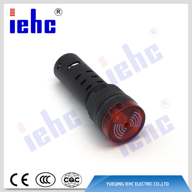 AD16 series high quality 16mm waterproof indicator flash buzzer with led