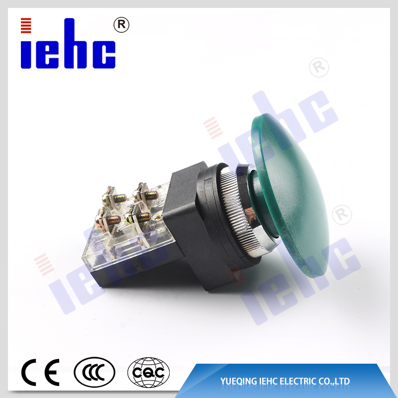 iehc high quality 250C AV 10A mushroom waterproof momentary push button switch