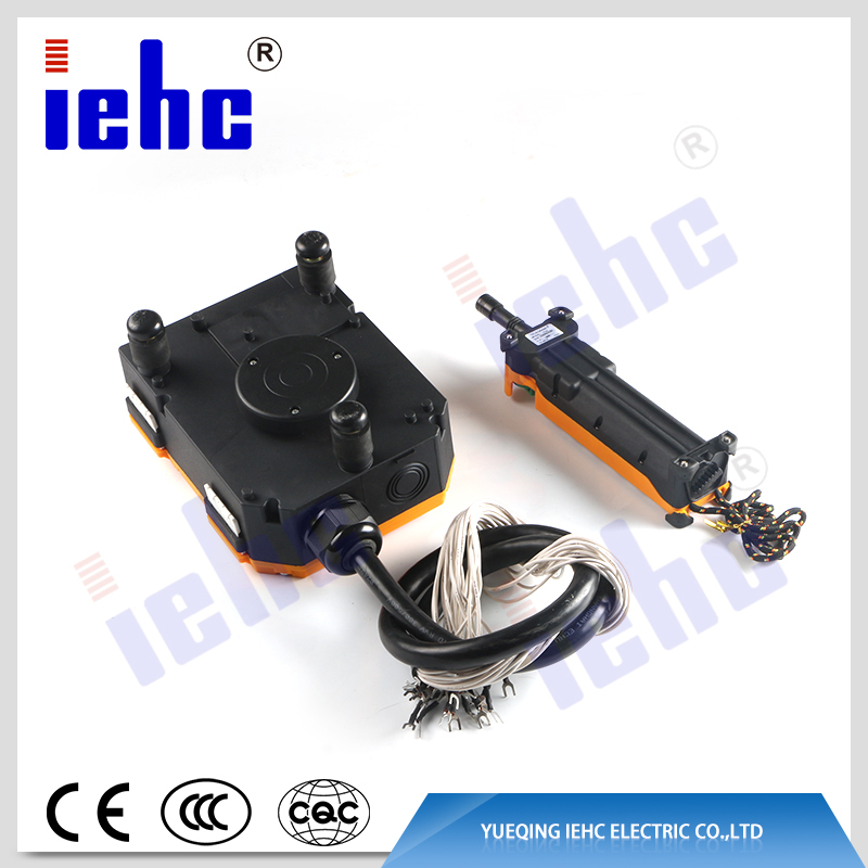 iehc F24-12D general waterproof double speed radio industrial wireless remote control for crane electric hoist