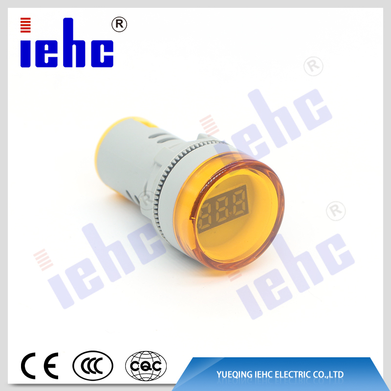 high quality AD6 series 22mm led digital voltmeter indicator light