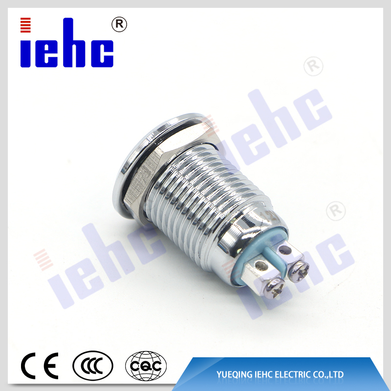 YHJ series China manufacturer 12mm green 12v indicator lamp