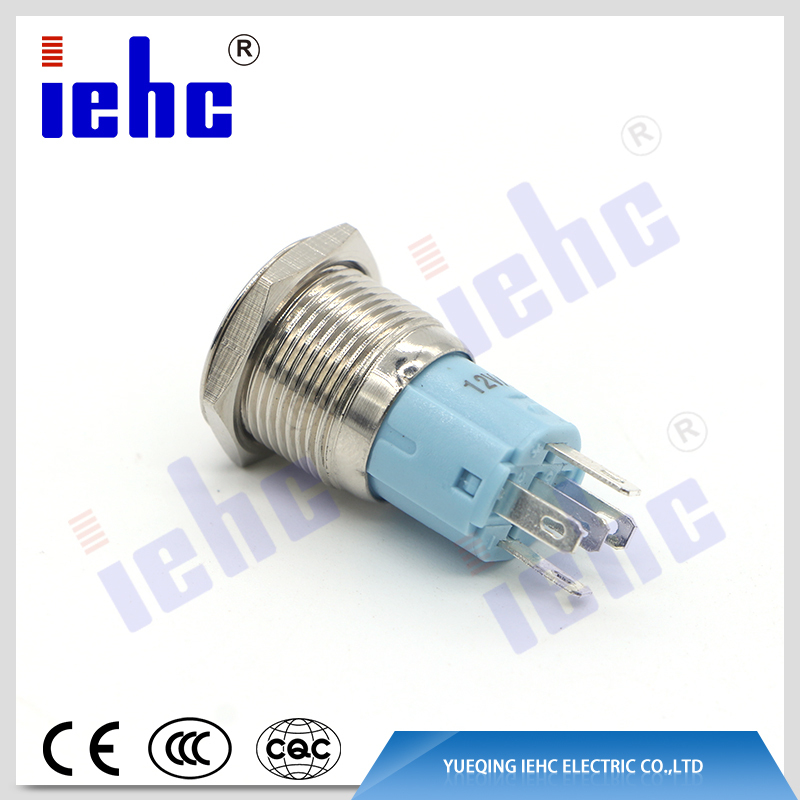 YHJ series new design factory supply 16mm metal push button switch