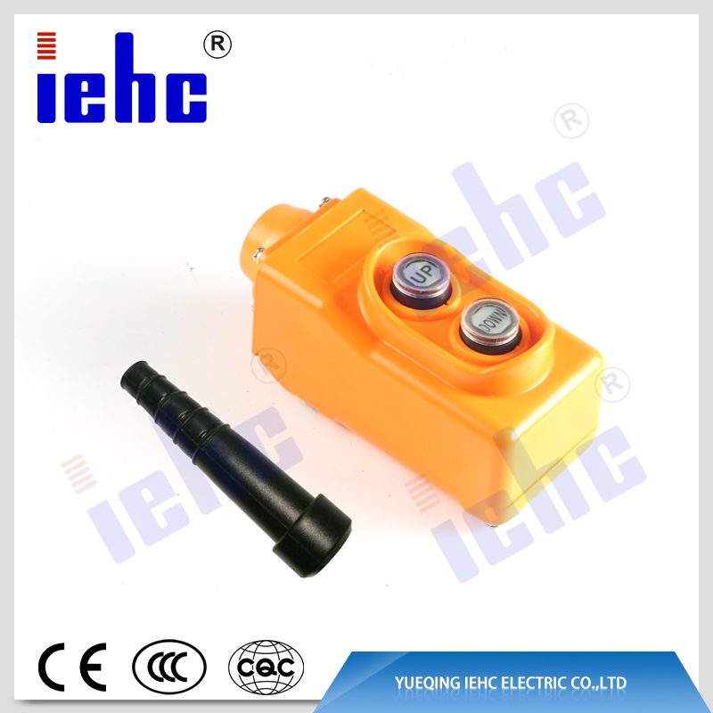 Factory supply crane control pushbutton switch