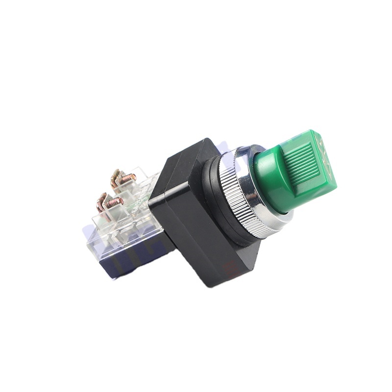 iehc high quality 2 position waterproof latching rotary selector switch with marked