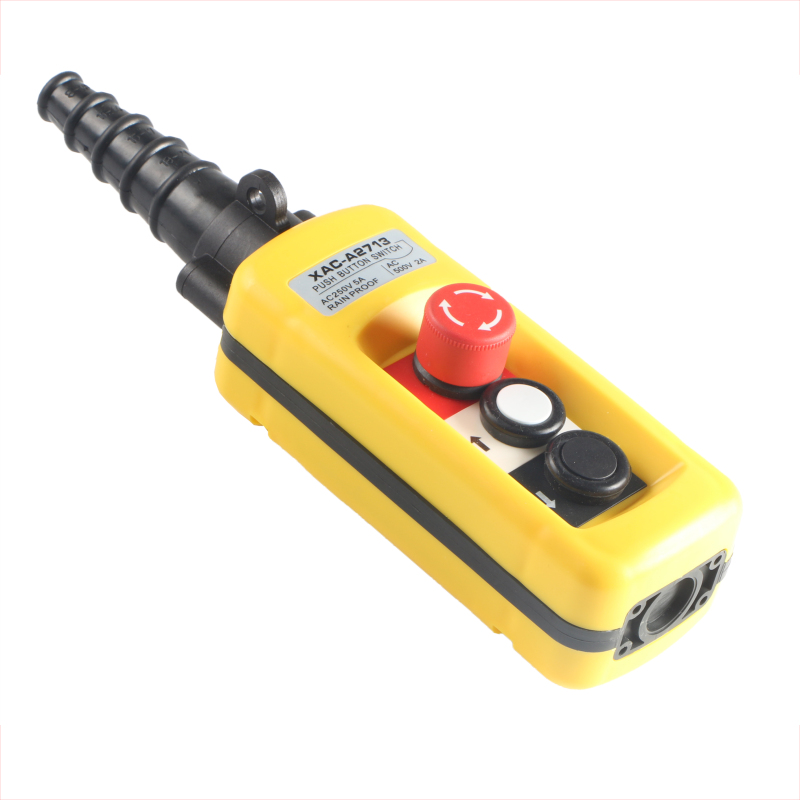 XAC series XAC-A2713 rainproof emergency stop crane push button switch pendant hoist control station