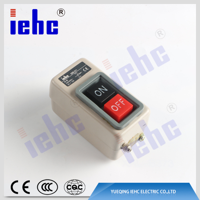 EBS211 10A metal shell power push button / pushbutton control on-off switch