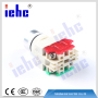 iehc LAY90 22mm flat round head momentary / latching push button switch