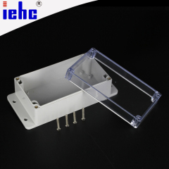 Y2 series 158*90*64mm ABC PC plastic clear cover waterproof electrical junction box with mounted ear