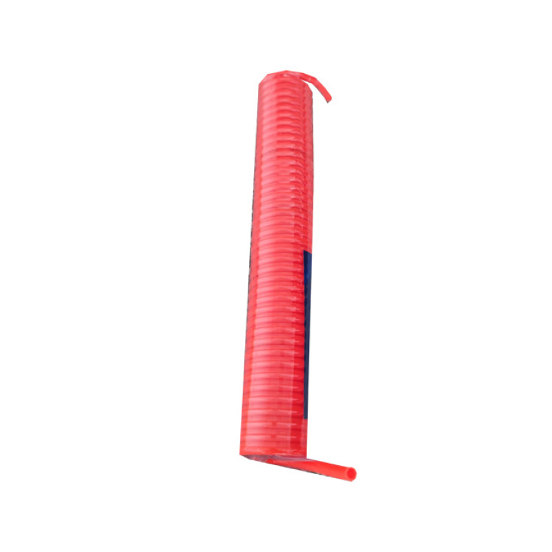Factory direct selling Pu spring recoil pipe high pressure red flexible spiral polyurethane pneumatic hose