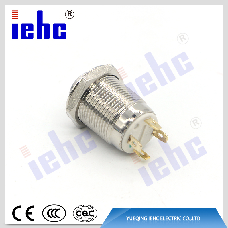 YHJ series China manufacturer 12mm momentary off-(on) push button switch