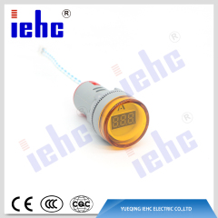 New design AD6 series 22mm led digital ammeter indicator light