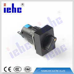 iehc LAY90 series high quality 16mm 2 or 3 position square head selector rotary push button switch