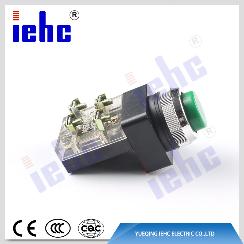 iehc round head screw terminal 4 pin momentary convex push button switch