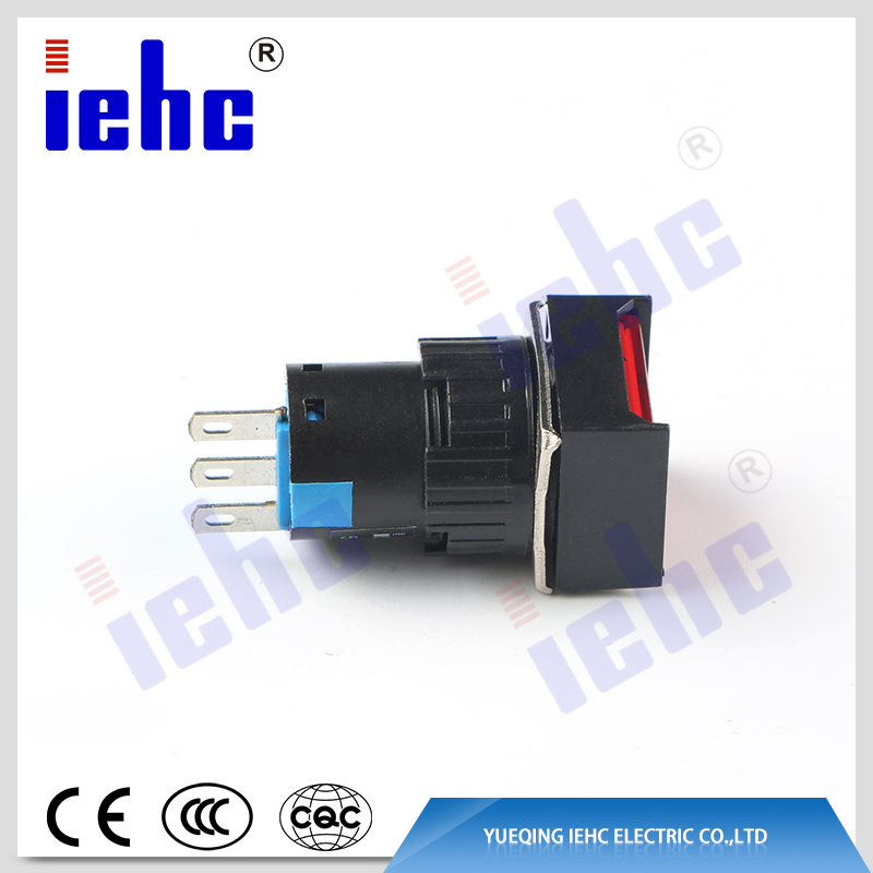 iehc LAY90 series high quality 16mm square push button switch