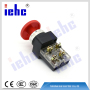 iehc screw terminal momentary emergency stop rotary return mushroom push button switch