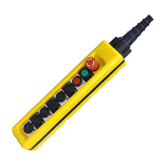 XAC series rainproof 8 buttons crane push button switch pendant hoist control station