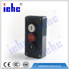 iehc XAL series waterproof 3 position spring return push button switch control station box