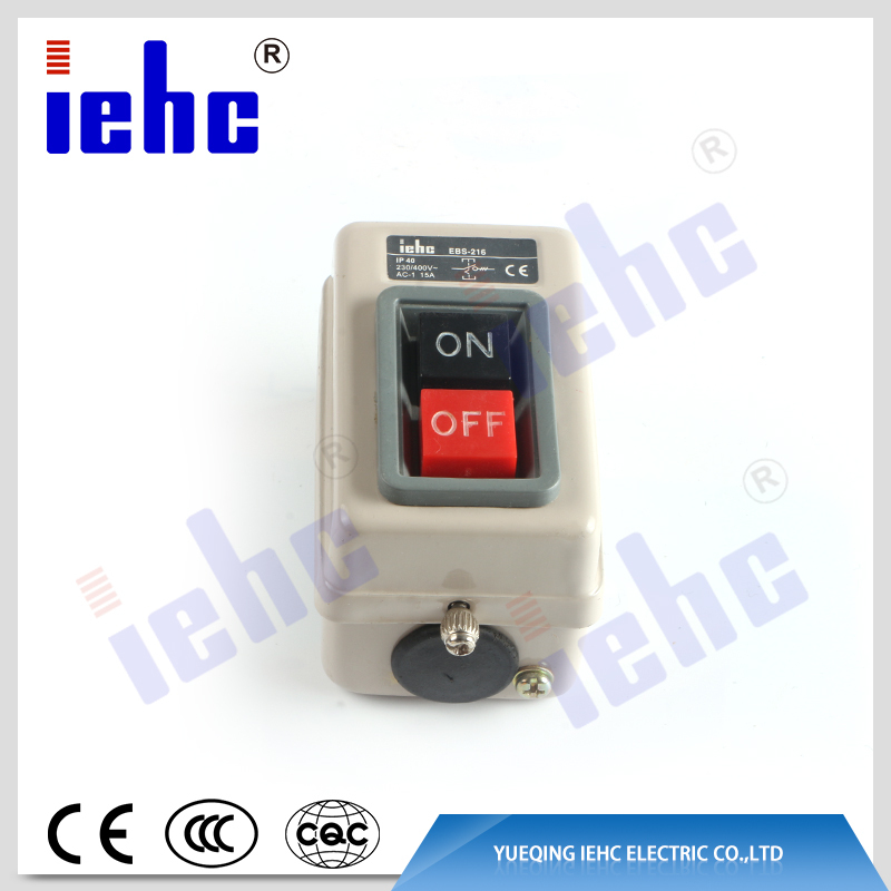 iehc EBS216 15A metal shell power push button / pushbutton control on-off switch