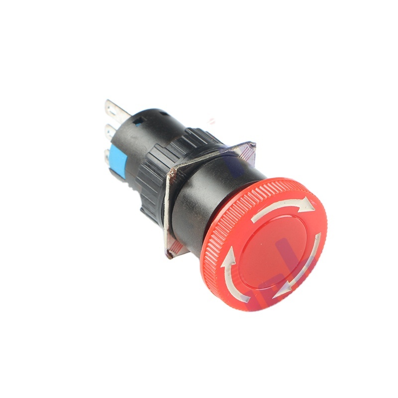 iehc high quality 250C AV 3A red color mushroom waterproof emergency stop push button switch