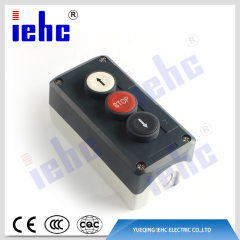 iehc XAL series waterproof 3 position spring return push button switch control station box