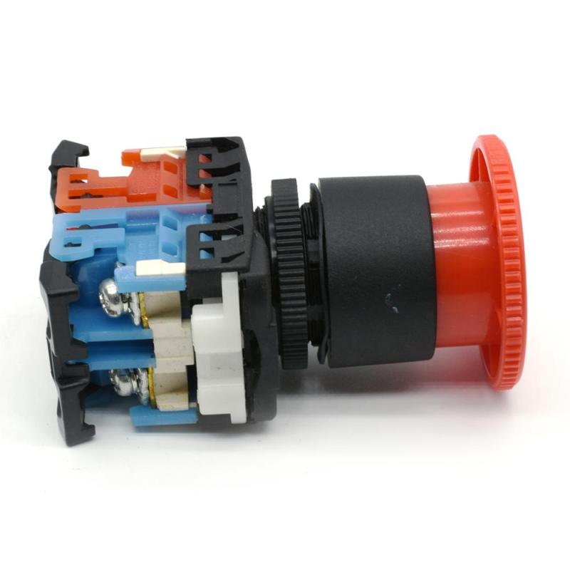 iehc AR22 series high quality 22mm self-locking emergency stop latching push button switch