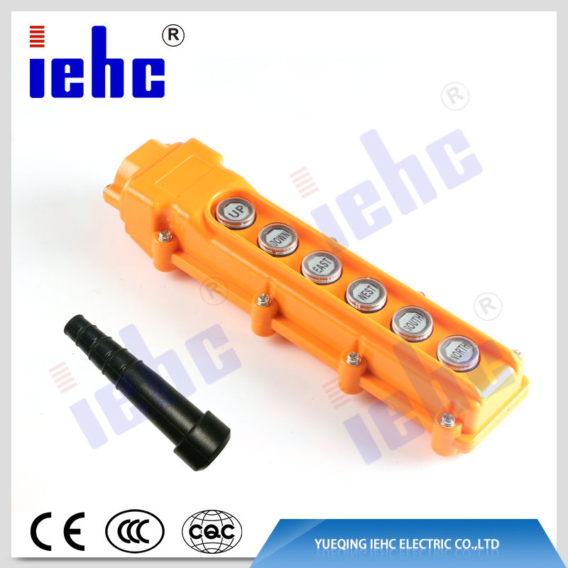 Factory supply hoist control push button switch