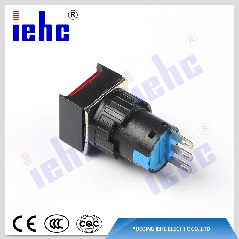 iehc LAY90 series high quality 16mm square push button switch