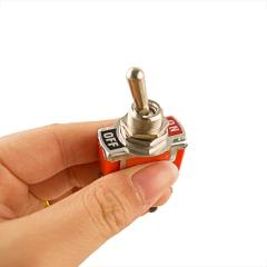 Small waterproof 2-foot 2-gear button switch 1021 shaking rocker switch