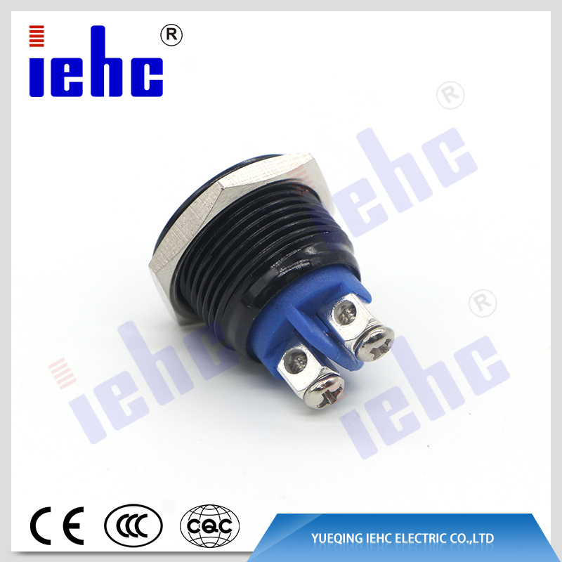 YHJ series factory supply 16mm on-off push button switch