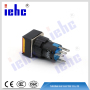 LAY90 series high quality 16mm illuminated clear plastic push button switch