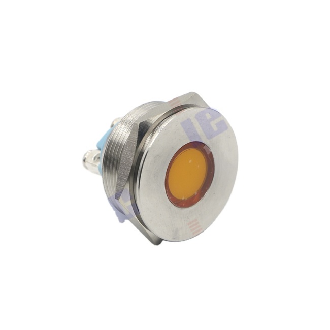 iehc YHJ series factory supply customize 12 volt metal led indicator lights