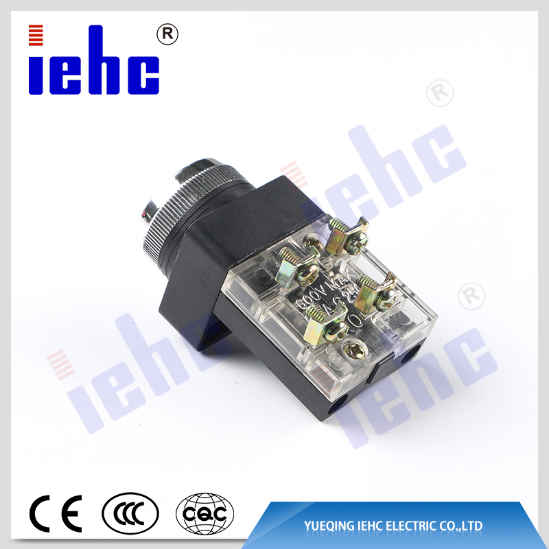 iehc 2 position waterproof screw terminal latching long handle rotary selector switch