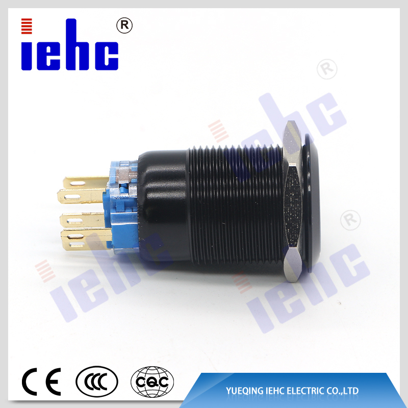 YHJ series new design factory supply 16mm metal push button switch