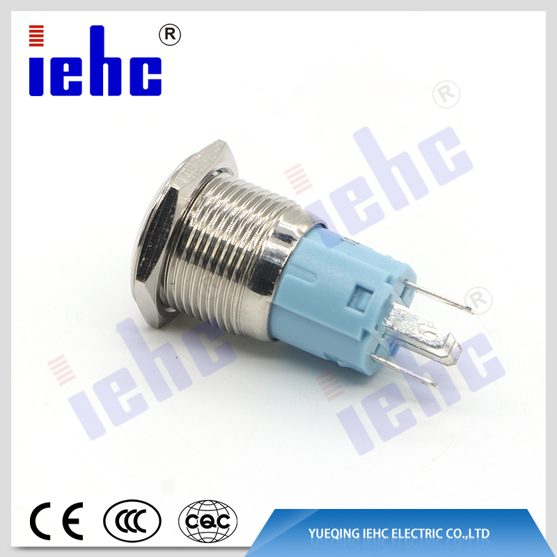 YHJ series new design factory supply 16mm led push button switch