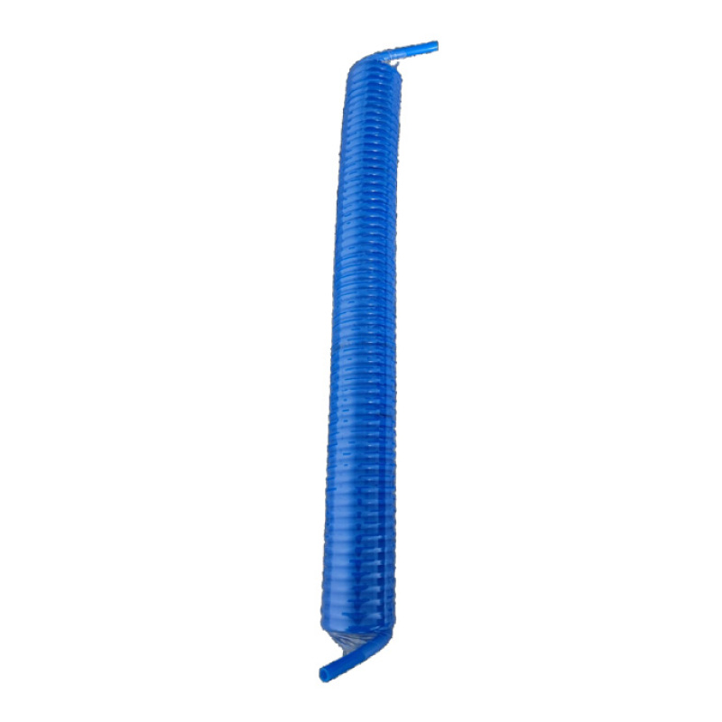 Factory direct selling Pu spring recoil pipe high pressure red flexible spiral polyurethane pneumatic hose