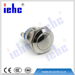 YHJ series 16mm waterproof Momentary metal push button switch