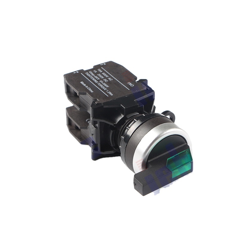 iehc LA42 series 2 or 3 position momentary / latching long handle rotary selector switch with led