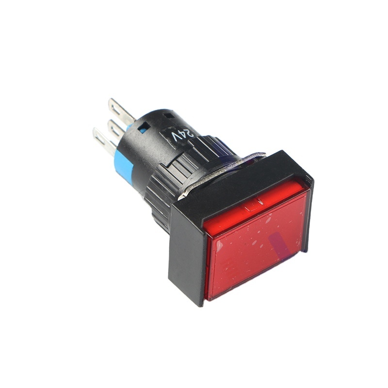 iehc LAY90 series high quality 16mm illuminated push button switch with LED light