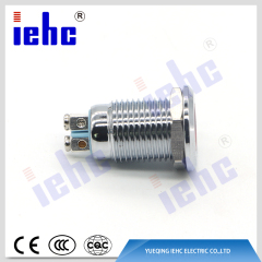 YHJ series China manufacturer 12mm ip67 red waterproof led anti-vandal metal indicator light